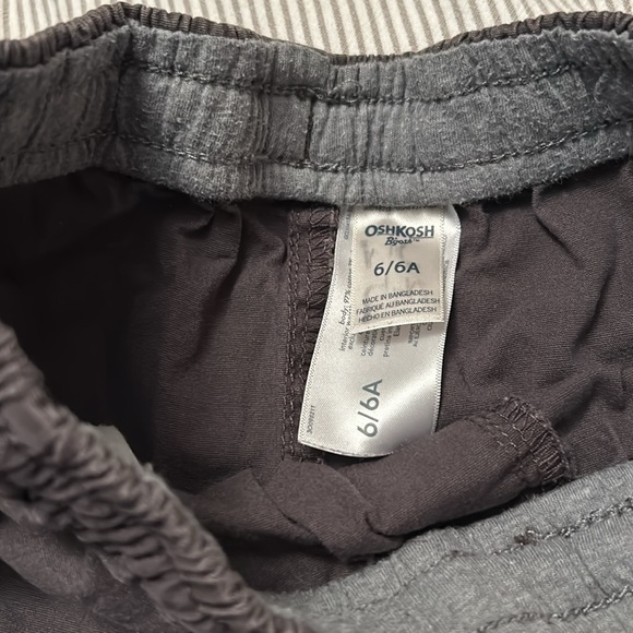 Osh Kosh Kid Canvas Drawstring Joggers - Picture 5 of 8